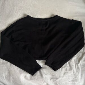 Forever 21 Black Textured Knit Top